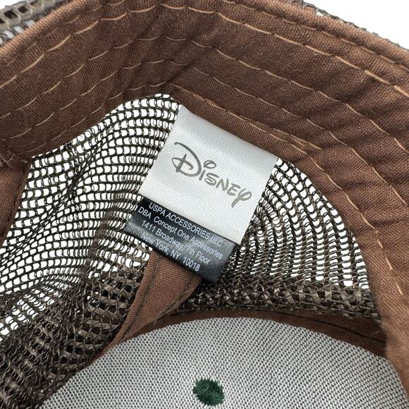 DISNEY Wilderness Explorer Up Mesh SnapBack Hat One Sz Adult Green Yellow Brown - Picture 7 of 7